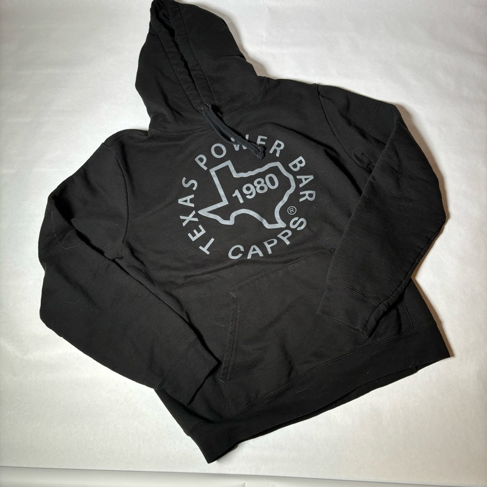 Black Texas Power Bar Hoodie